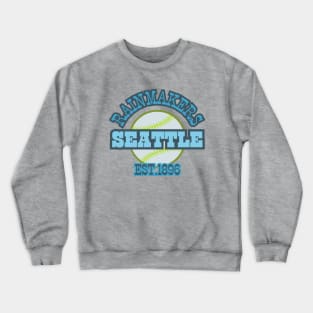 Rainmakers Seattle 1896 Real Teams, Reimagined Logos Pacific Northwest Style Crewneck Sweatshirt